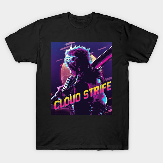 Retro Exsoldier Cloud T-Shirt by SkyfrNight